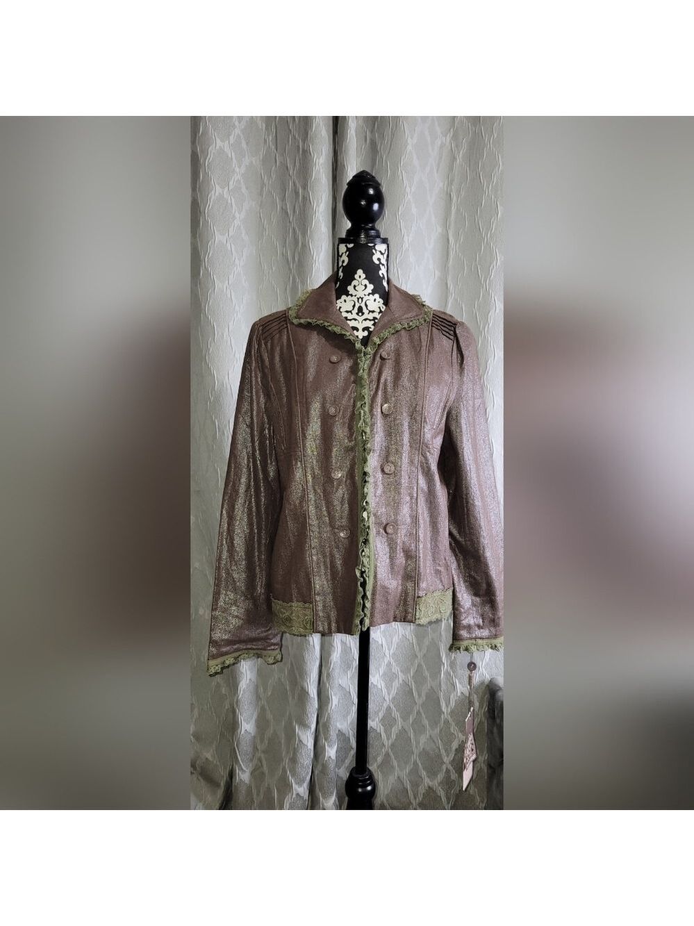 Urban Mango Women's Brown Shimmer Jacket